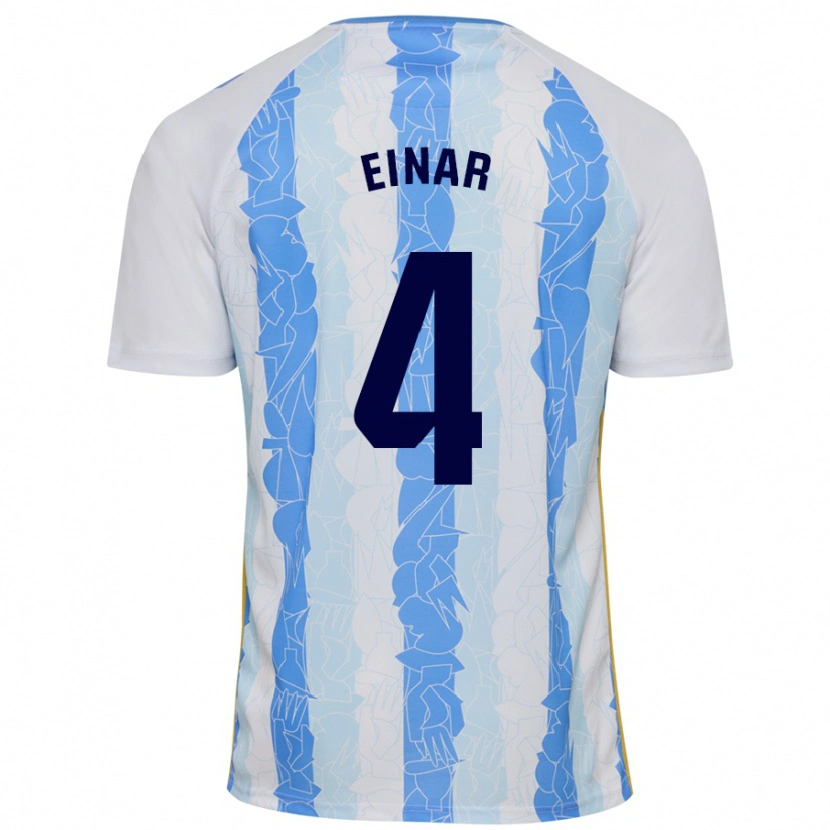 Danxen Damen Einar Galilea #4 Weiß Blau Heimtrikot Trikot 2024/25 T-Shirt