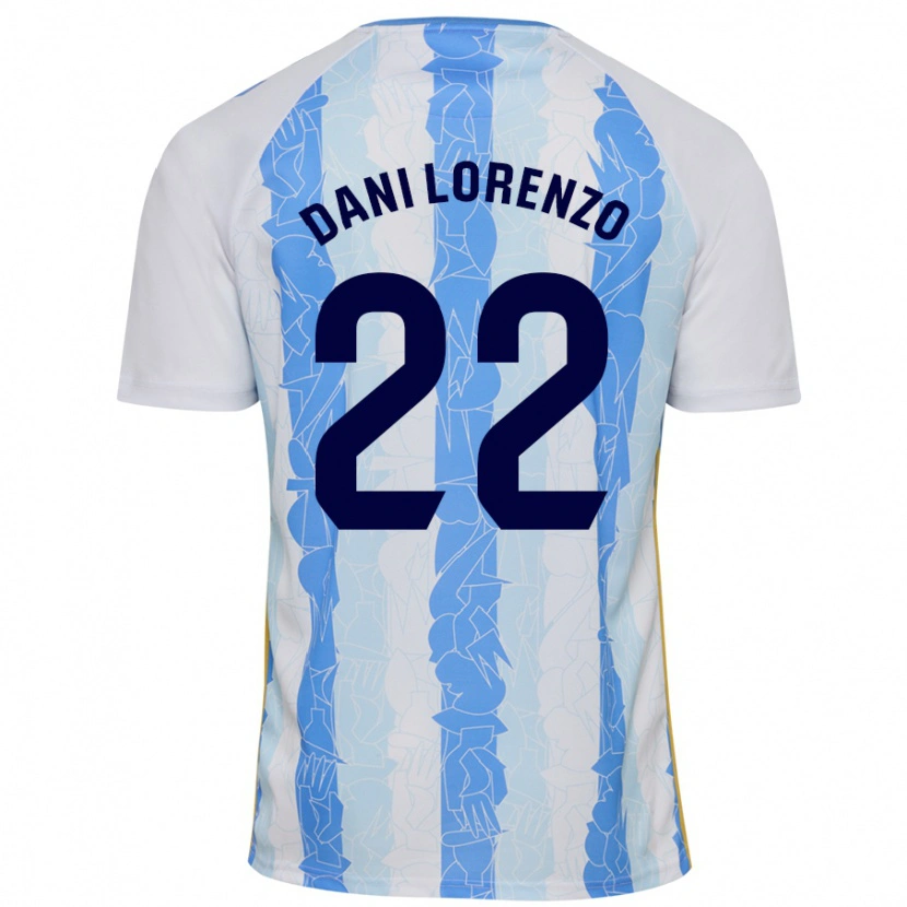 Danxen Damen Dani Lorenzo #22 Weiß Blau Heimtrikot Trikot 2024/25 T-Shirt