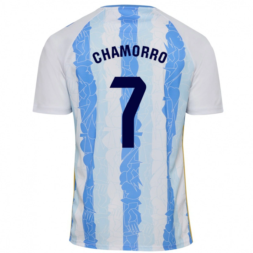 Danxen Damen Alexis Chamorro #7 Weiß Blau Heimtrikot Trikot 2024/25 T-Shirt
