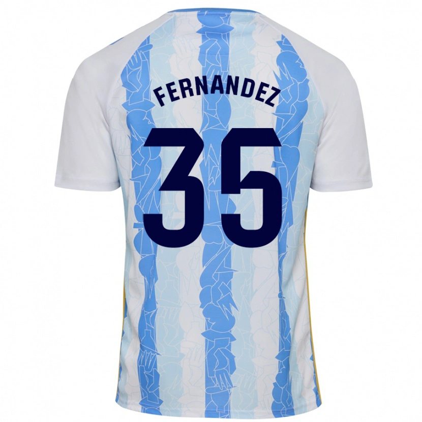 Danxen Damen Inés Fernández #35 Weiß Blau Heimtrikot Trikot 2024/25 T-Shirt