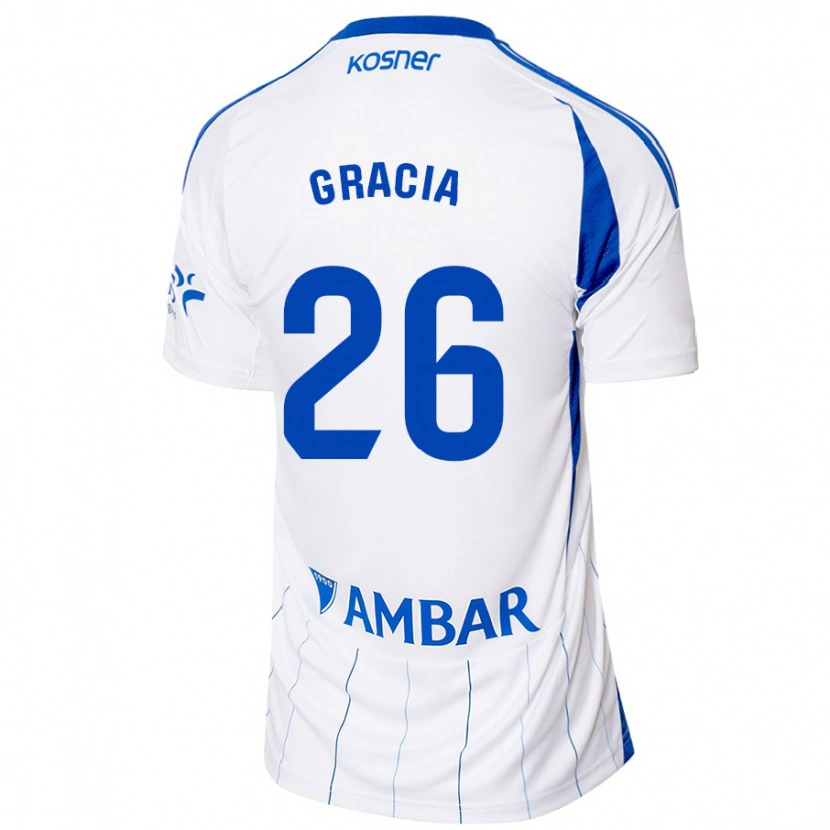 Danxen Damen Gori Gracia #26 Rot Weiß Heimtrikot Trikot 2024/25 T-Shirt