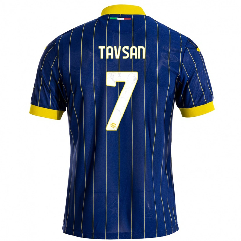 Danxen Damen Elayis Tavsan #7 Blau Gelb Heimtrikot Trikot 2024/25 T-Shirt