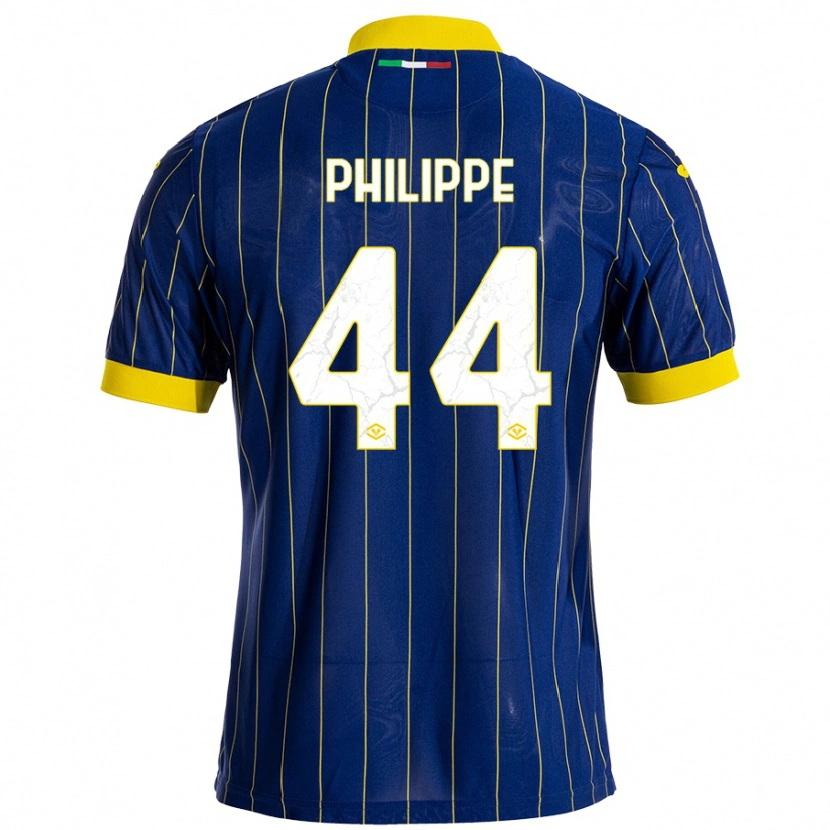 Danxen Damen Mathis Philippe #44 Blau Gelb Heimtrikot Trikot 2024/25 T-Shirt