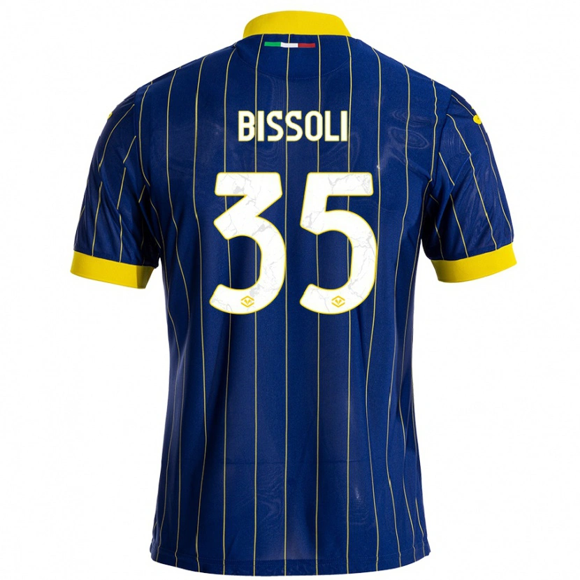 Danxen Damen Noemí Bissoli #35 Blau Gelb Heimtrikot Trikot 2024/25 T-Shirt