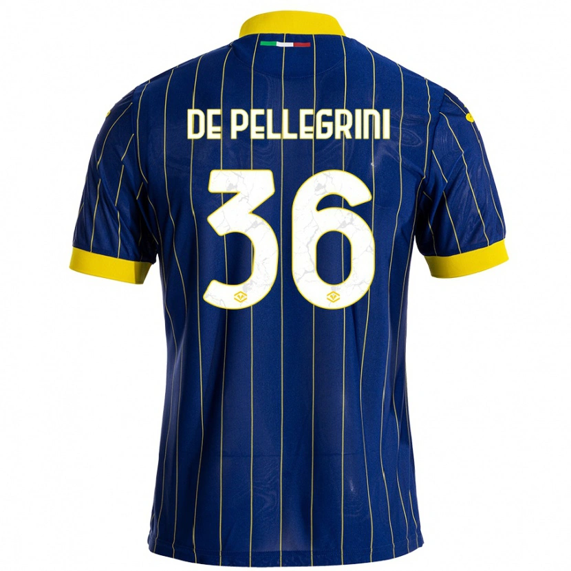 Danxen Damen Erika De Pellegrini #36 Blau Gelb Heimtrikot Trikot 2024/25 T-Shirt