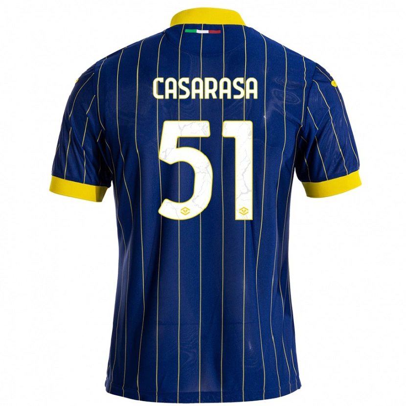Danxen Damen Asia Casarasa #51 Blau Gelb Heimtrikot Trikot 2024/25 T-Shirt