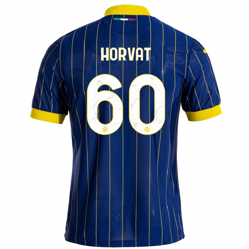 Danxen Damen Mihaela Horvat #60 Blau Gelb Heimtrikot Trikot 2024/25 T-Shirt