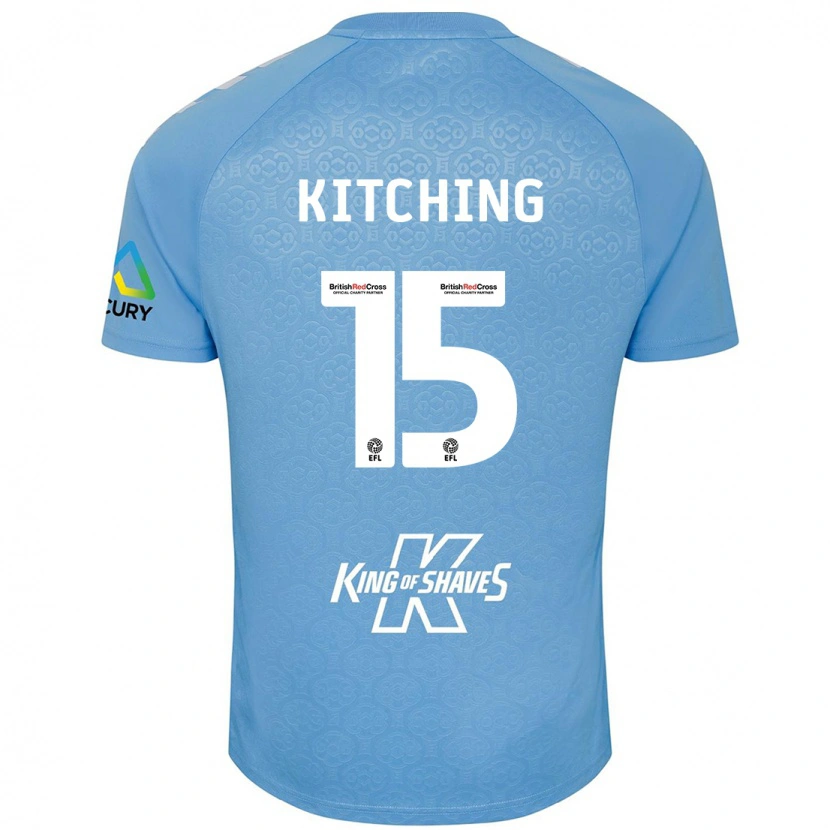 Danxen Damen Liam Kitching #15 Blau Weiß Heimtrikot Trikot 2024/25 T-Shirt