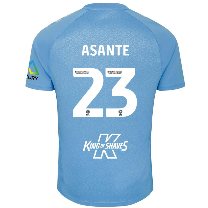 Danxen Damen Brandon Thomas-Asante #23 Blau Weiß Heimtrikot Trikot 2024/25 T-Shirt