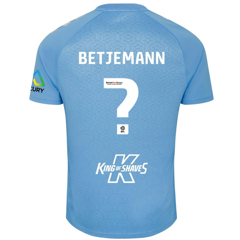 Danxen Damen Elliot Betjemann #0 Blau Weiß Heimtrikot Trikot 2024/25 T-Shirt