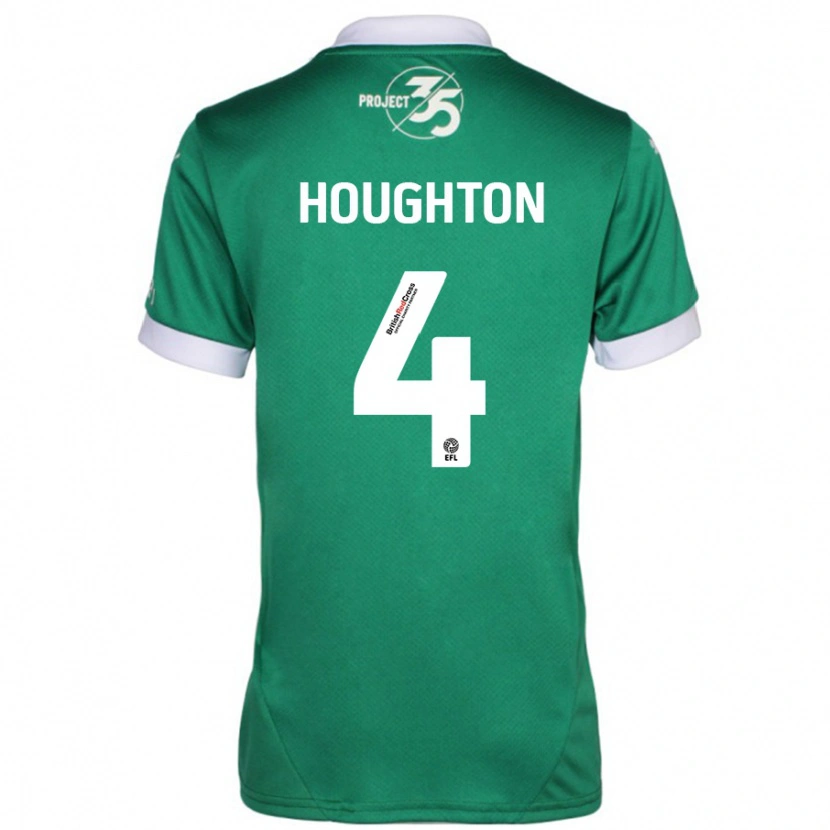 Danxen Damen Jordan Houghton #4 Grün Weiß Heimtrikot Trikot 2024/25 T-Shirt