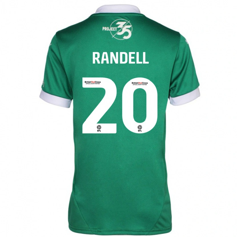 Danxen Damen Adam Randell #20 Grün Weiß Heimtrikot Trikot 2024/25 T-Shirt