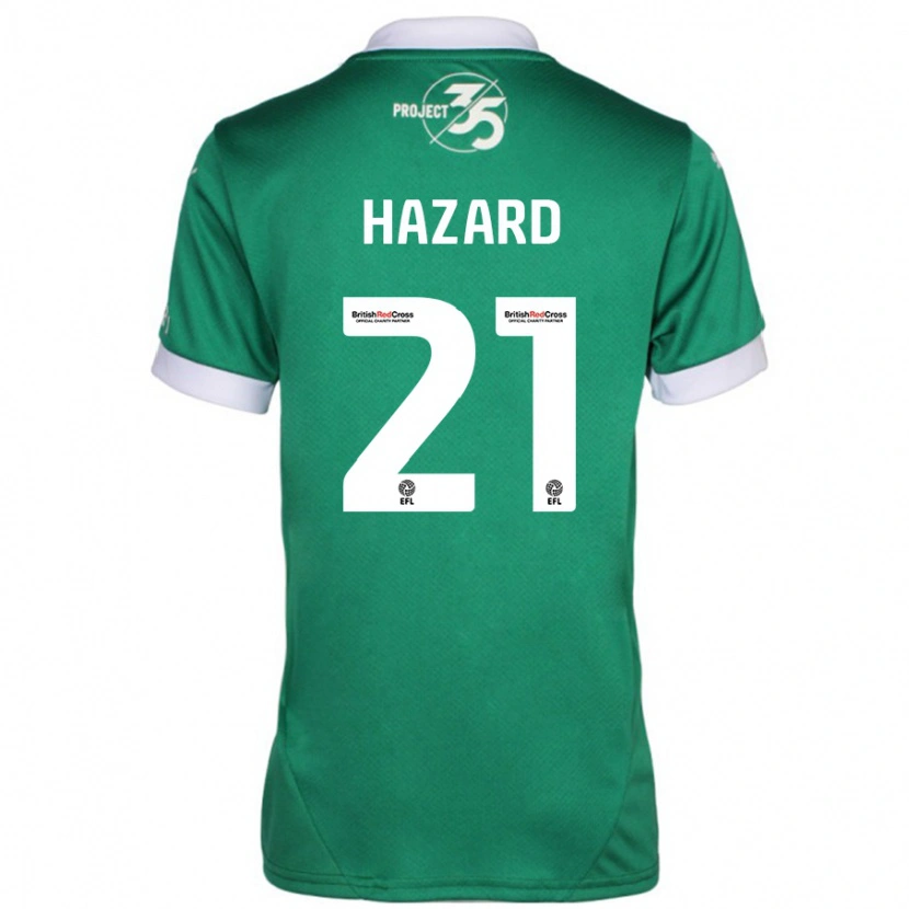 Danxen Damen Conor Hazard #21 Grün Weiß Heimtrikot Trikot 2024/25 T-Shirt