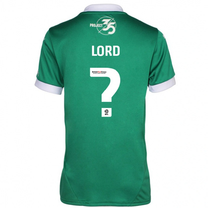 Danxen Damen Sam Lord #0 Grün Weiß Heimtrikot Trikot 2024/25 T-Shirt
