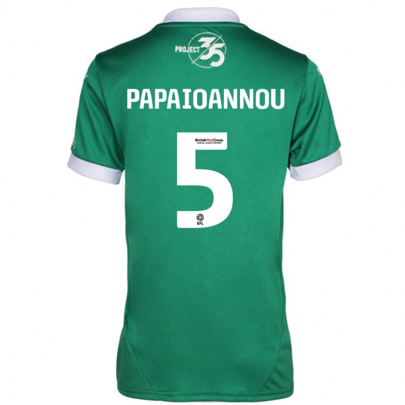 Danxen Damen Panagiota Papaioannou #5 Grün Weiß Heimtrikot Trikot 2024/25 T-Shirt