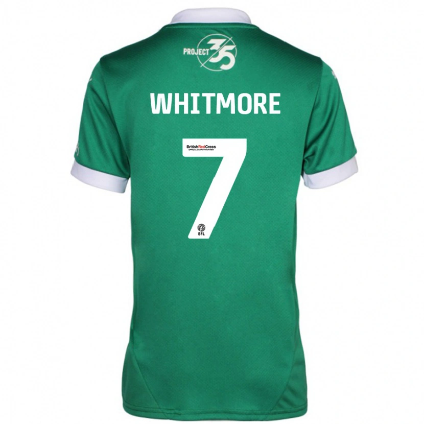 Danxen Damen Charlotte Whitmore #7 Grün Weiß Heimtrikot Trikot 2024/25 T-Shirt