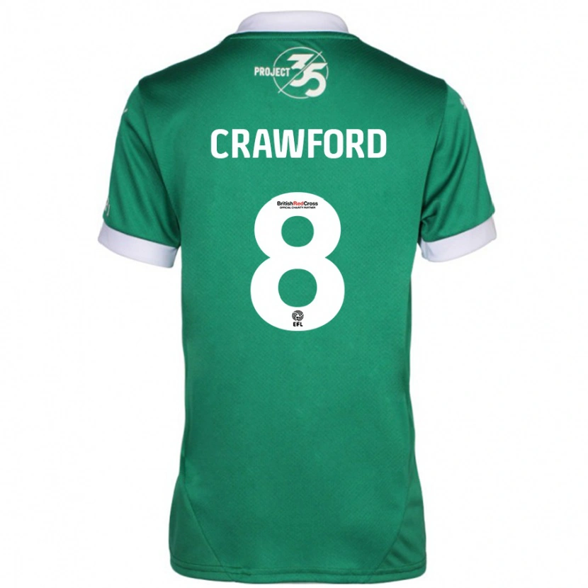 Danxen Damen Imy Crawford #8 Grün Weiß Heimtrikot Trikot 2024/25 T-Shirt