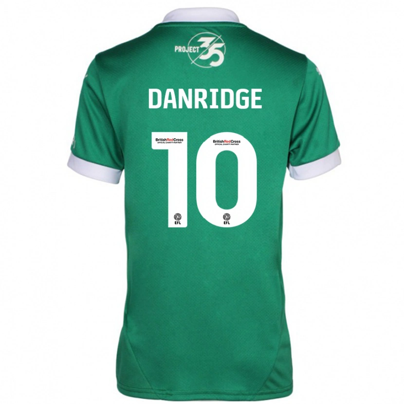 Danxen Damen Rebecca Danridge #10 Grün Weiß Heimtrikot Trikot 2024/25 T-Shirt