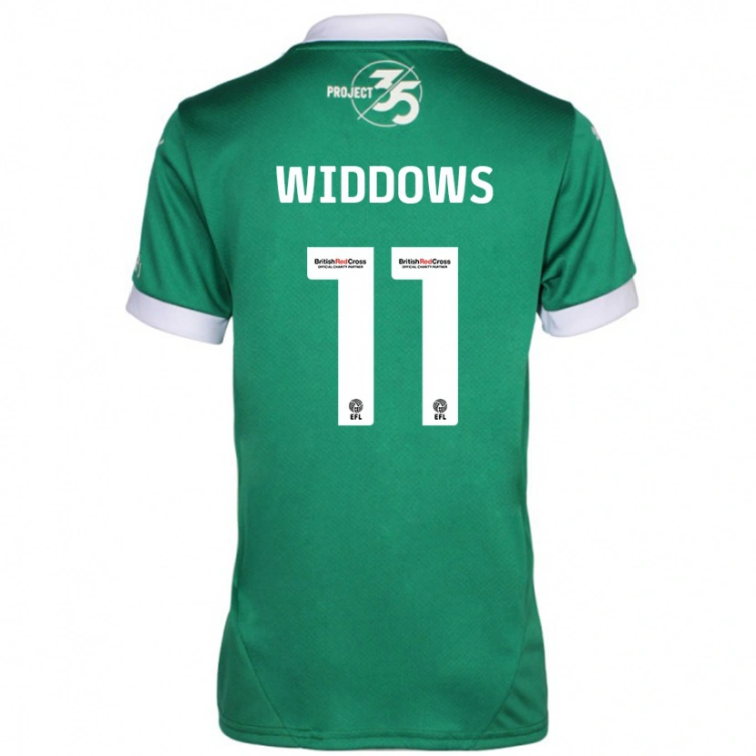 Danxen Damen Jade Widdows #11 Grün Weiß Heimtrikot Trikot 2024/25 T-Shirt