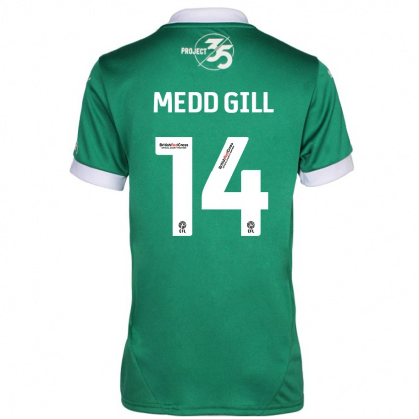 Danxen Damen Tamsin Medd-Gill #14 Grün Weiß Heimtrikot Trikot 2024/25 T-Shirt