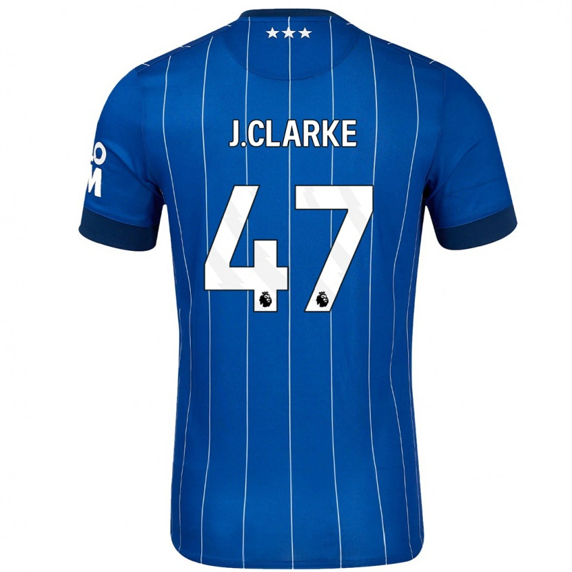 Danxen Damen Jack Clarke #47 Marineblau Heimtrikot Trikot 2024/25 T-Shirt
