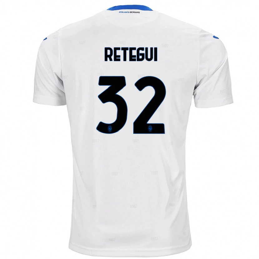 Danxen Damen Mateo Retegui #32 Weiß Auswärtstrikot Trikot 2024/25 T-Shirt