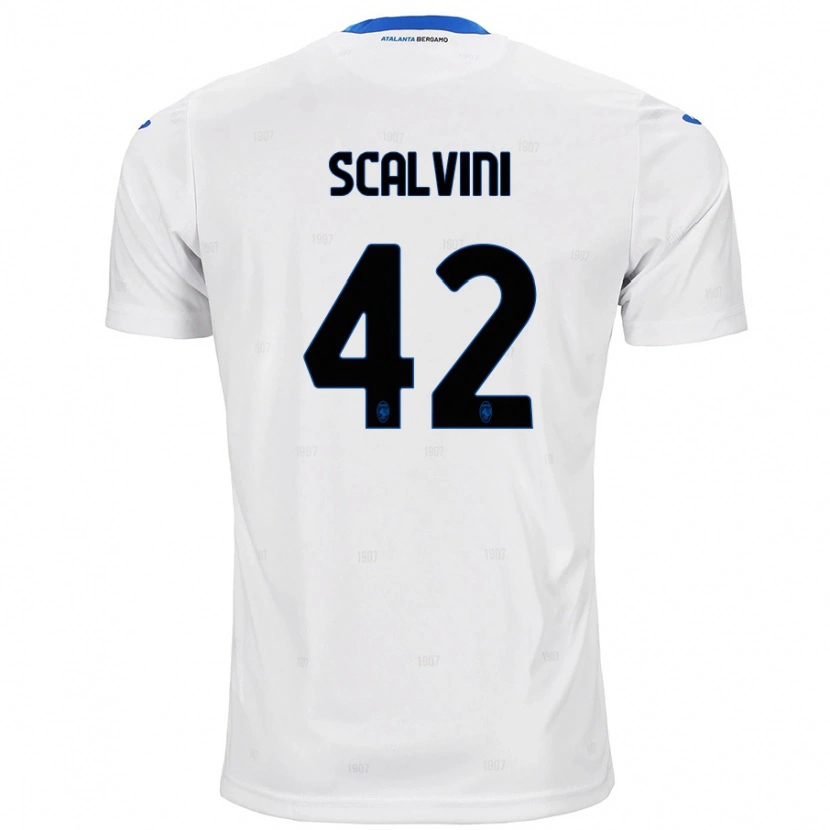 Danxen Damen Giorgio Scalvini #42 Weiß Auswärtstrikot Trikot 2024/25 T-Shirt