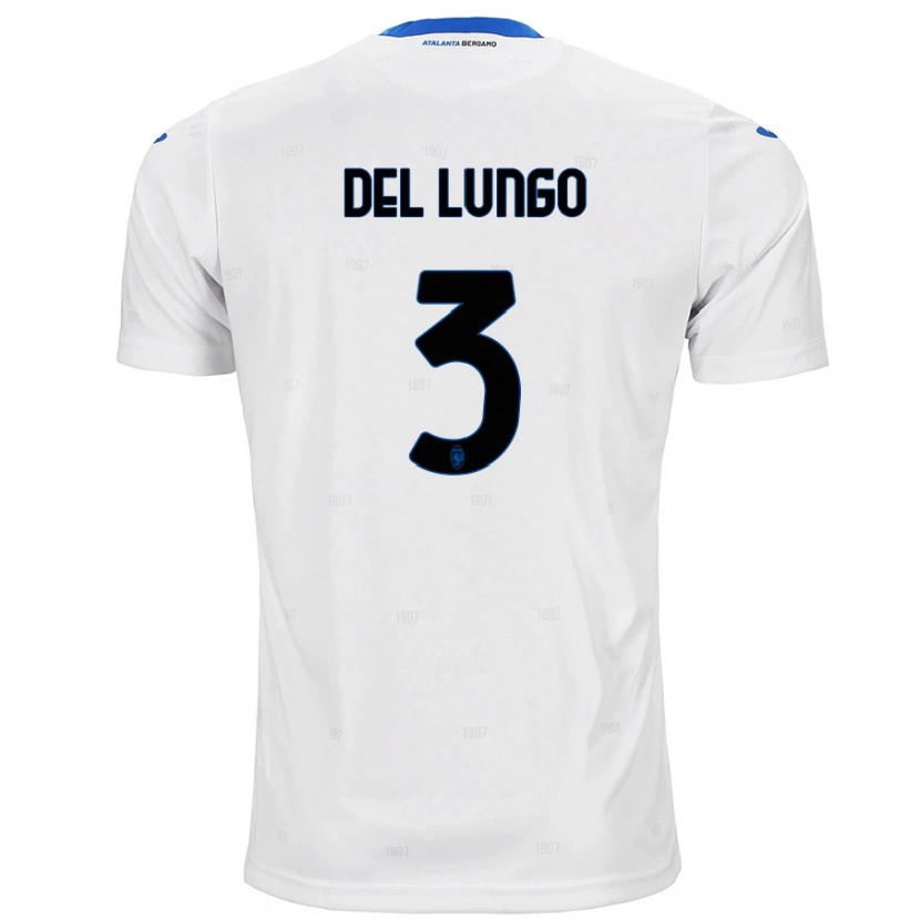 Danxen Damen Tommaso Del Lungo #3 Weiß Auswärtstrikot Trikot 2024/25 T-Shirt
