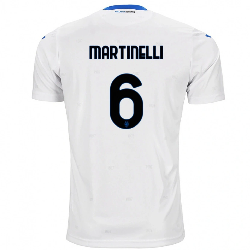 Danxen Damen Gabriel Martinelli #6 Weiß Auswärtstrikot Trikot 2024/25 T-Shirt