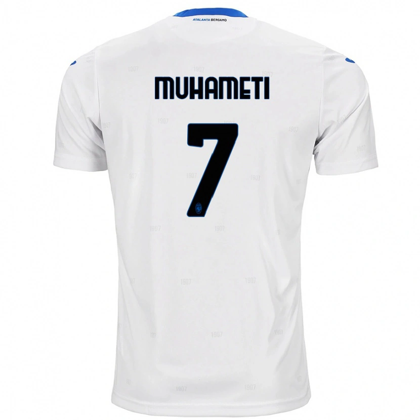 Danxen Damen Endri Muhameti #7 Weiß Auswärtstrikot Trikot 2024/25 T-Shirt