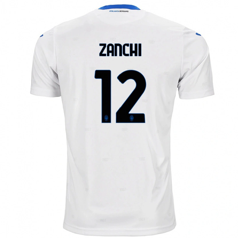 Danxen Damen Edoardo Zanchi #12 Weiß Auswärtstrikot Trikot 2024/25 T-Shirt