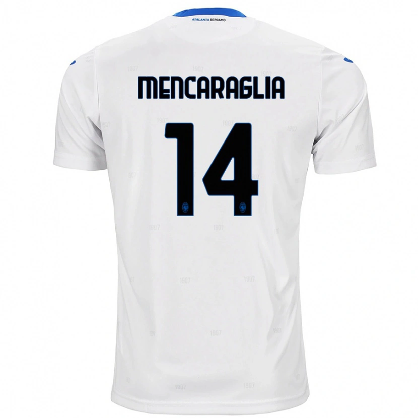 Danxen Damen Filippo Mencaraglia #14 Weiß Auswärtstrikot Trikot 2024/25 T-Shirt