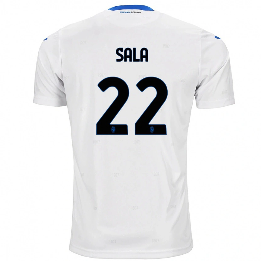 Danxen Damen Lorenzo Sala #22 Weiß Auswärtstrikot Trikot 2024/25 T-Shirt