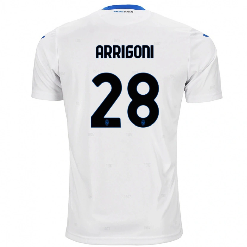 Danxen Damen Mattia Arrigoni #28 Weiß Auswärtstrikot Trikot 2024/25 T-Shirt