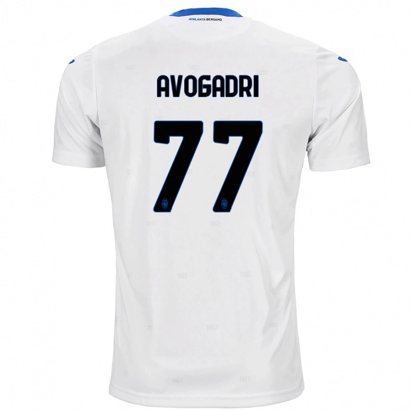 Danxen Damen Lorenzo Avogadri #77 Weiß Auswärtstrikot Trikot 2024/25 T-Shirt