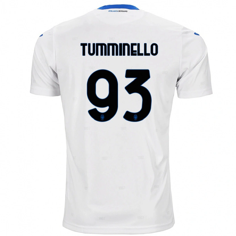 Danxen Damen Marco Tumminello #93 Weiß Auswärtstrikot Trikot 2024/25 T-Shirt