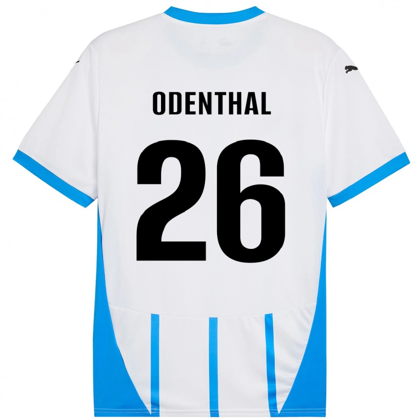 Danxen Damen Cas Odenthal #26 Weiß Blau Auswärtstrikot Trikot 2024/25 T-Shirt