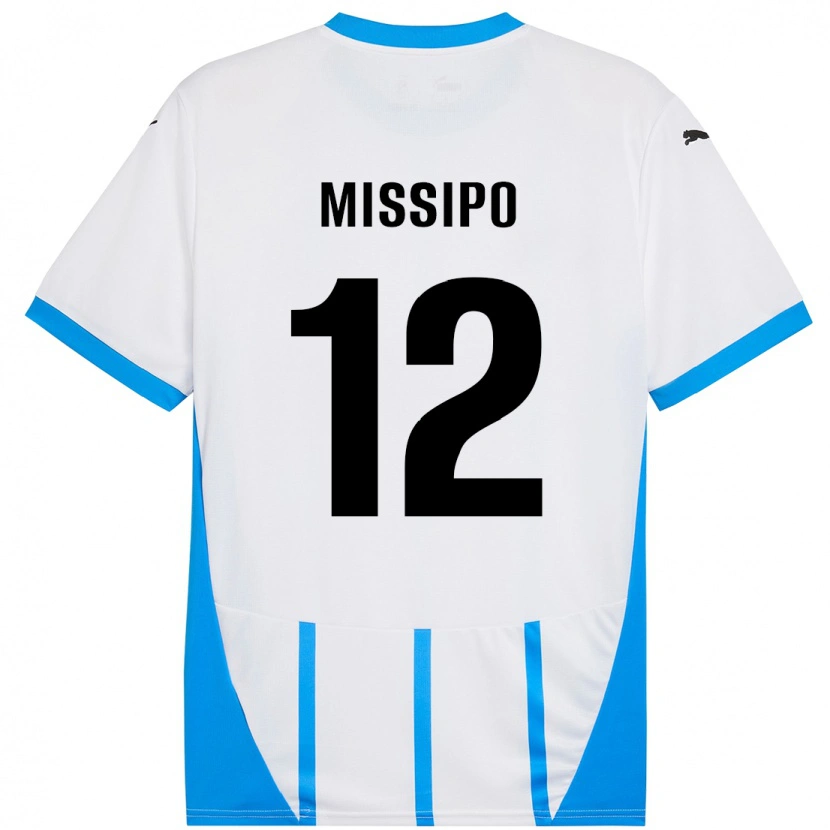 Danxen Damen Kassandra Missipo #12 Weiß Blau Auswärtstrikot Trikot 2024/25 T-Shirt