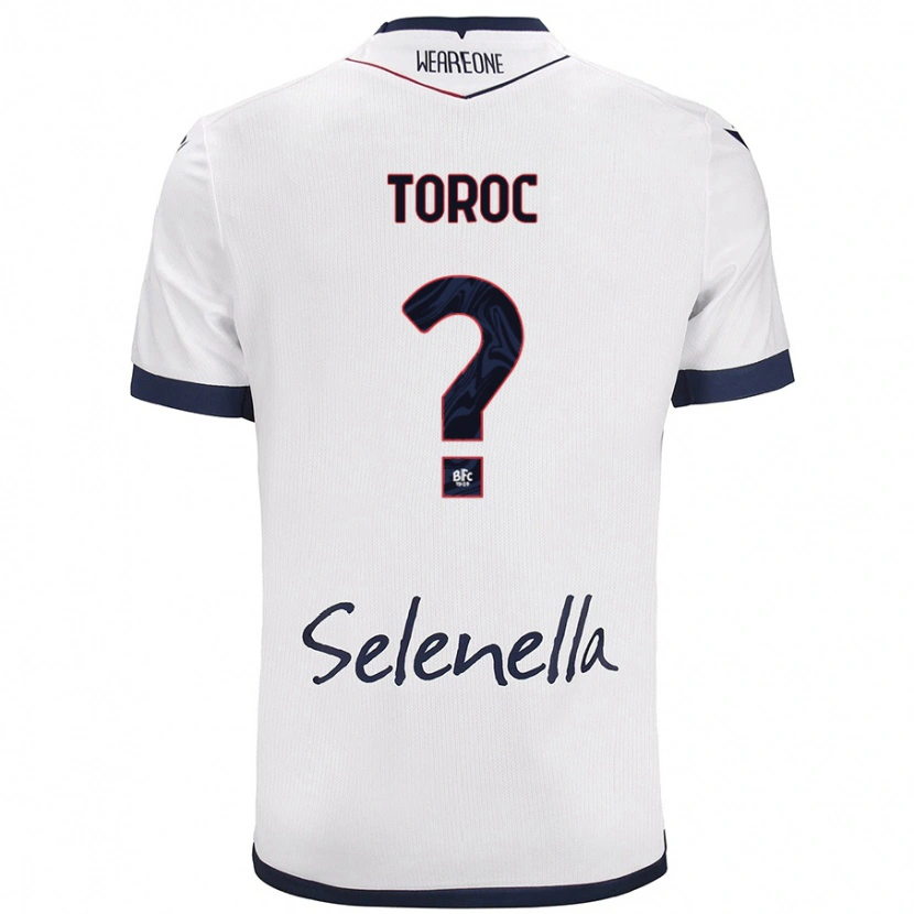 Danxen Damen Andrei Toroc #0 Weiß Königsblau Auswärtstrikot Trikot 2024/25 T-Shirt