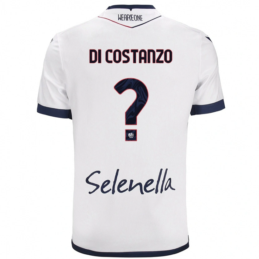 Danxen Damen Raffaele Maria Di Costanzo #0 Weiß Königsblau Auswärtstrikot Trikot 2024/25 T-Shirt