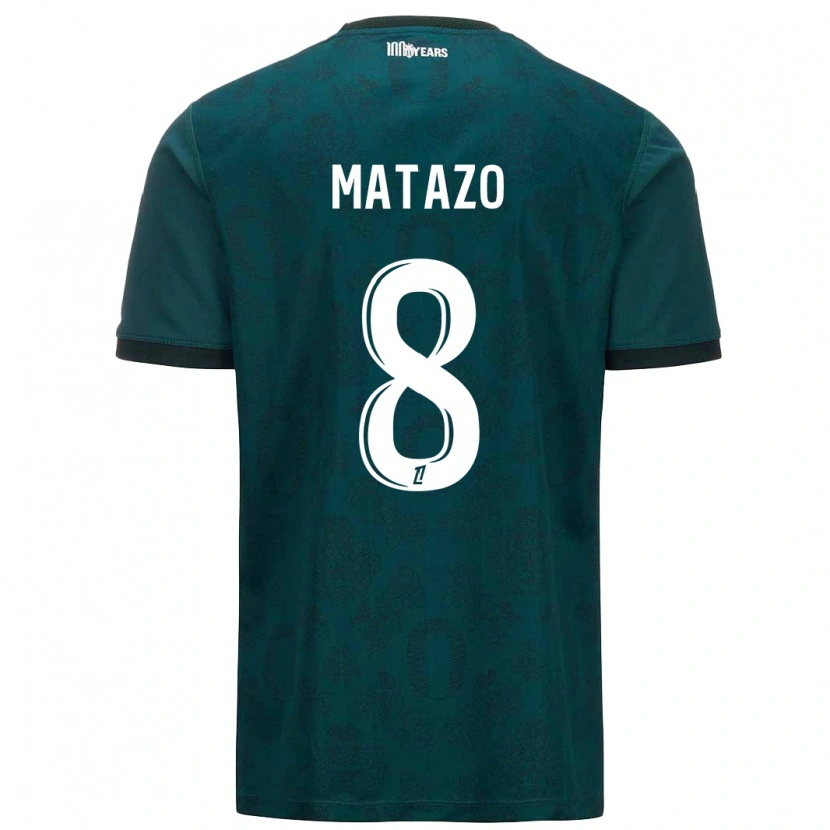 Danxen Damen Eliot Matazo #8 Dunkelgrün Auswärtstrikot Trikot 2024/25 T-Shirt