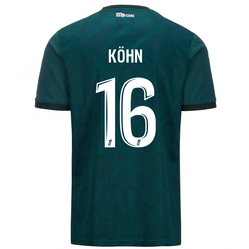Danxen Damen Philipp Köhn #16 Dunkelgrün Auswärtstrikot Trikot 2024/25 T-Shirt