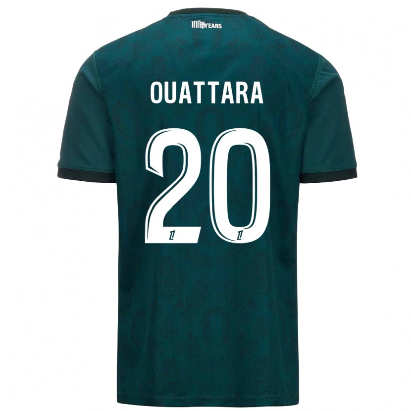 Danxen Damen Kassoum Ouattara #20 Dunkelgrün Auswärtstrikot Trikot 2024/25 T-Shirt