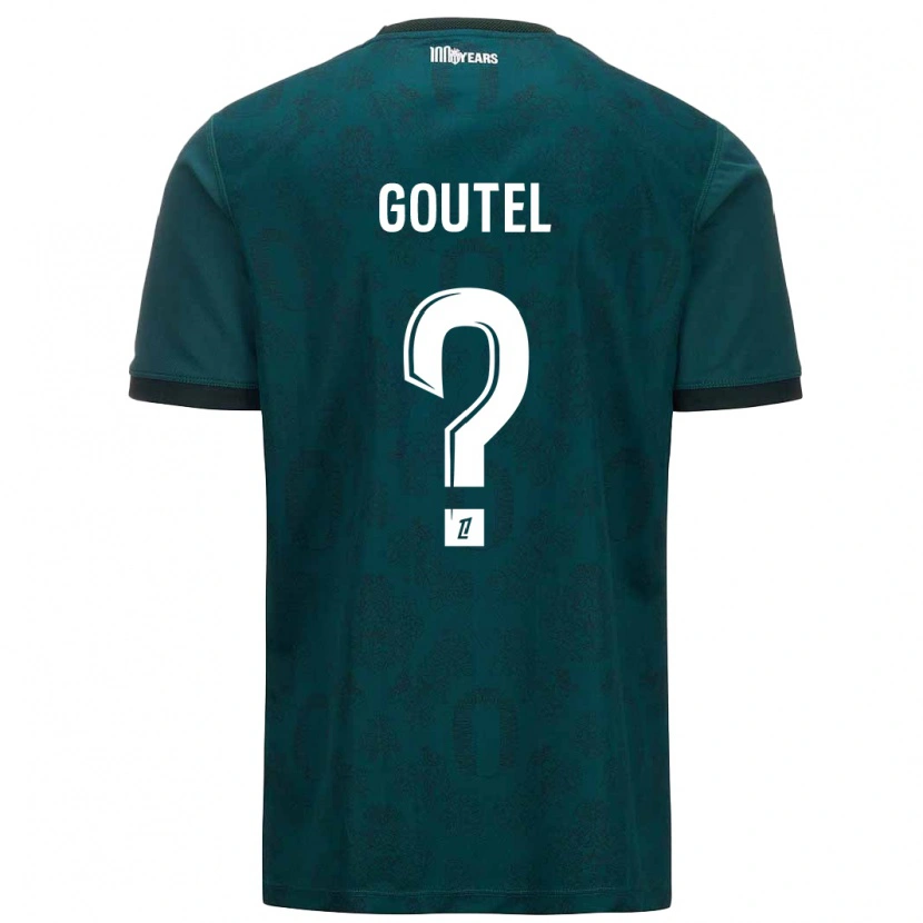 Danxen Damen Farid Goutel #0 Dunkelgrün Auswärtstrikot Trikot 2024/25 T-Shirt