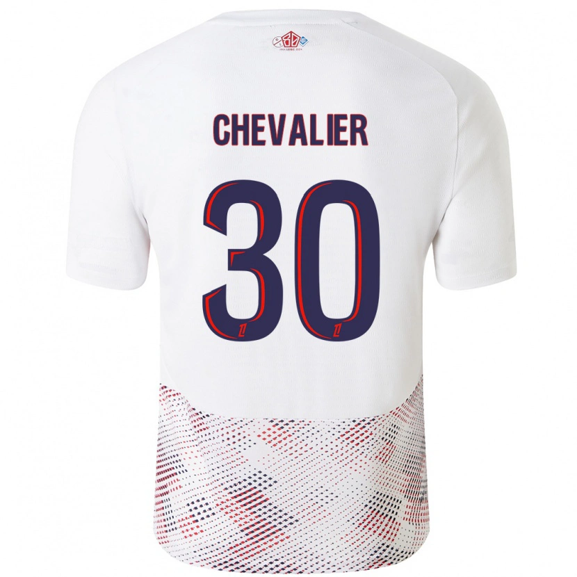 Danxen Damen Lucas Chevalier #30 Weiß Königsblau Auswärtstrikot Trikot 2024/25 T-Shirt