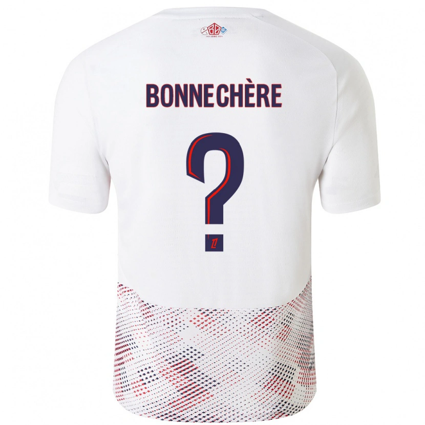 Danxen Damen Victor Bonnechère #0 Weiß Königsblau Auswärtstrikot Trikot 2024/25 T-Shirt