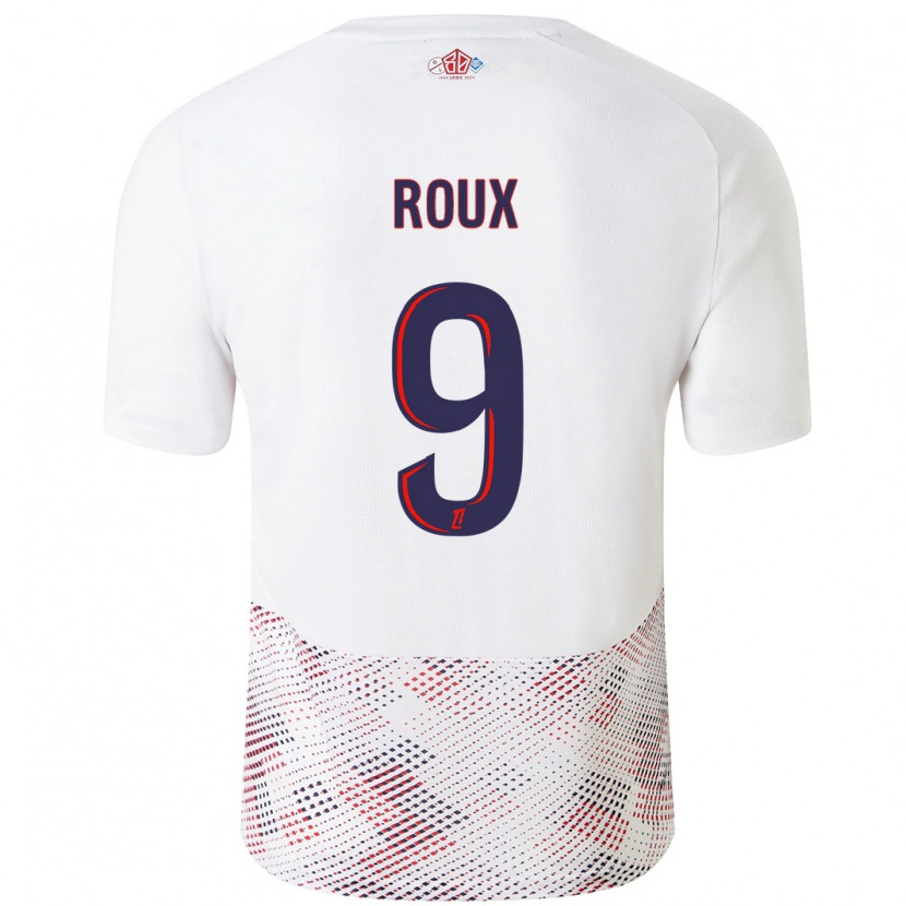 Danxen Damen Danielle Roux #9 Weiß Königsblau Auswärtstrikot Trikot 2024/25 T-Shirt