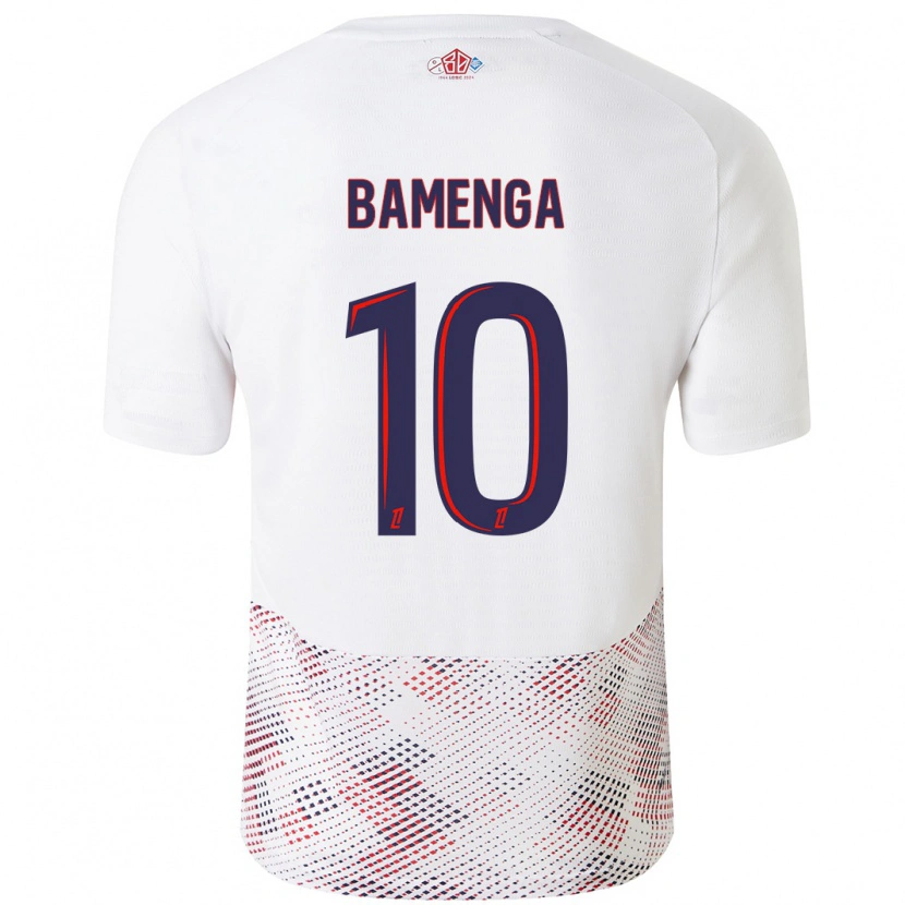 Danxen Damen Naomie Bamenga #10 Weiß Königsblau Auswärtstrikot Trikot 2024/25 T-Shirt