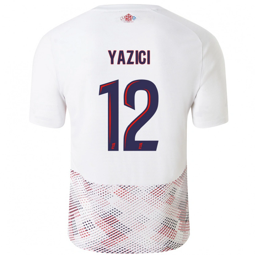 Danxen Damen Yusuf Yazici #12 Weiß Königsblau Auswärtstrikot Trikot 2024/25 T-Shirt