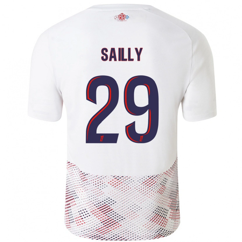 Danxen Damen Charlotte Sailly #29 Weiß Königsblau Auswärtstrikot Trikot 2024/25 T-Shirt